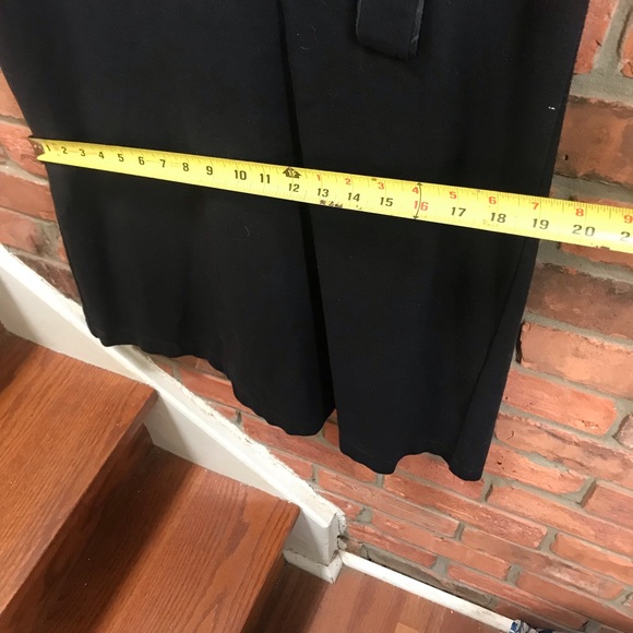 Theory A-Line Stretch Shirt Dress Plaid Mixed Fabric Button Down Fit Flare Midi - Picture 15 of 16